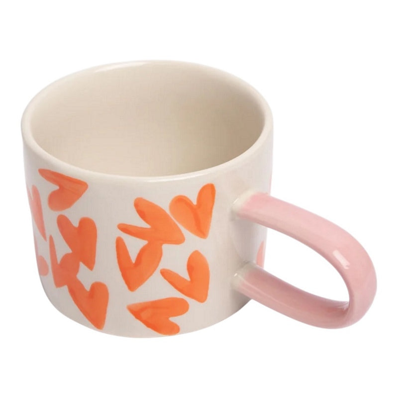 Caroline Gardner Coral Hearts Ceramic Mug MGG114 main