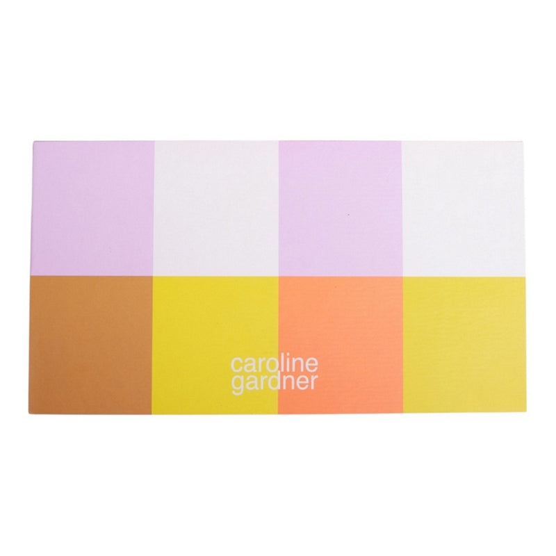 Caroline Gardner Desk Pad Multi Check Split Sections DSK111 rear