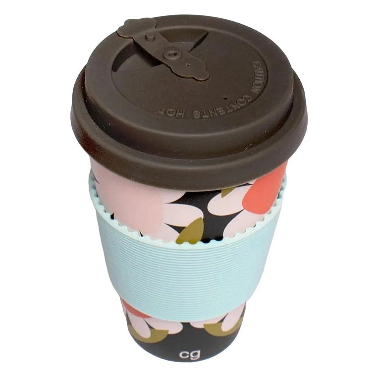 Caroline Gardner Eco Coffee Cup Big Flower ECC103 top