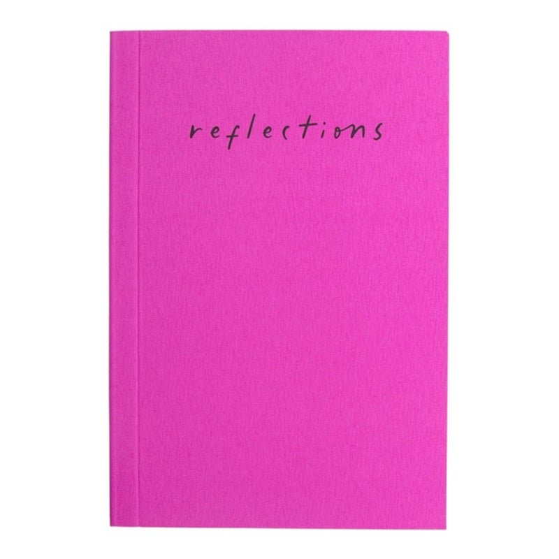 Caroline Gardner Fuchsia Reflections A6 Thin Softback Notebook MNB103 front