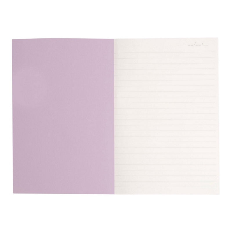 Caroline Gardner Green Flower A5 Softback Notebook SBN106 open