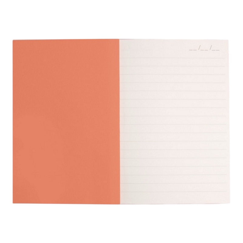 Caroline Gardner Lilac Flower A6 Thin Softback Notebook MNB104 inside cover