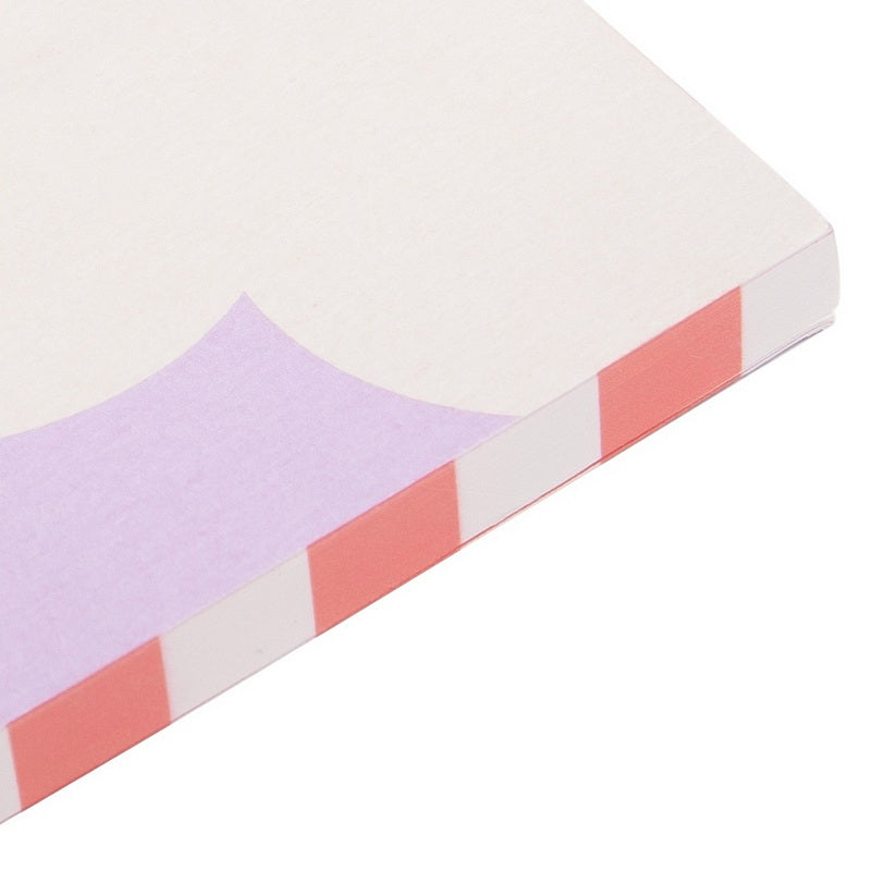 Caroline Gardner Lilac Flower A6 Thin Softback Notebook MNB104 side