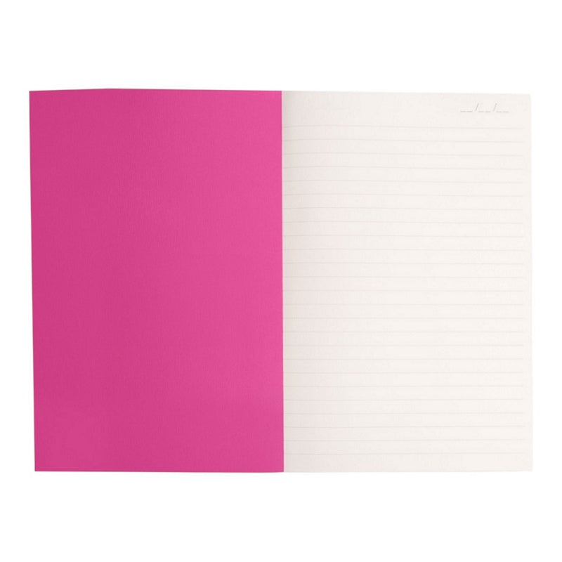 Caroline Gardner Mono Linked Hearts A5 Softback Notebook SBN107 inside cover