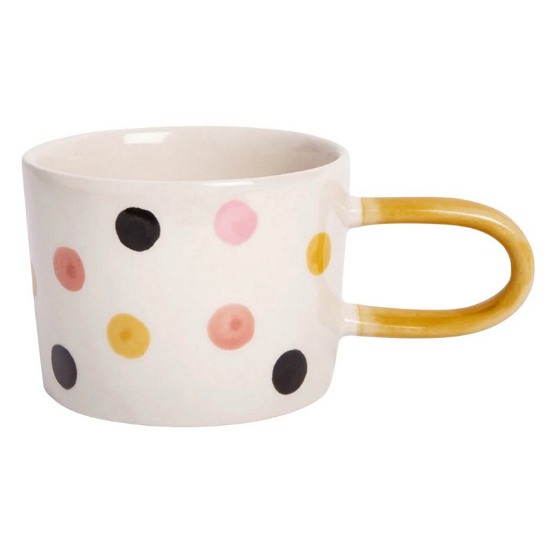 Caroline Gardner Multi Dotty Ceramic Mug MGG111 front