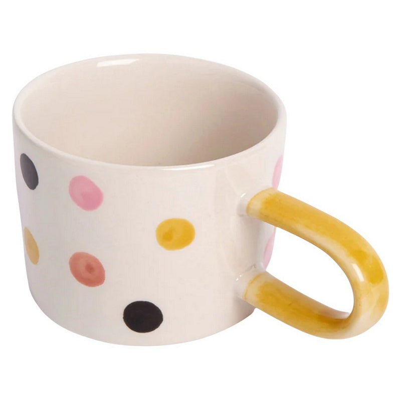 Caroline Gardner Multi Dotty Ceramic Mug MGG111 top