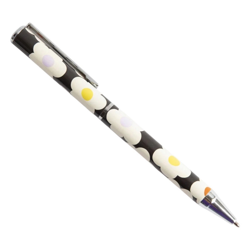 Caroline Gardner Multi Flower Charcoal Boxed Pen PEN158 front