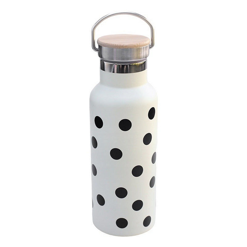 Caroline Gardner Scattered Spots Metal Water Bottle With Handle MWB101 front