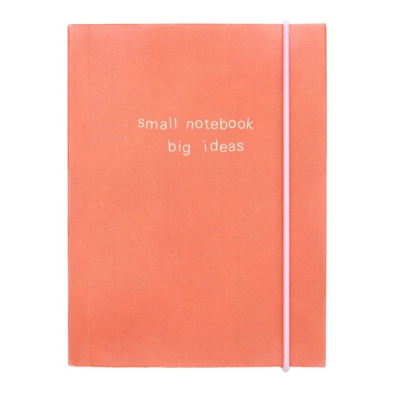 Caroline Gardner Small Chunky Orange Notebook SCB120 front