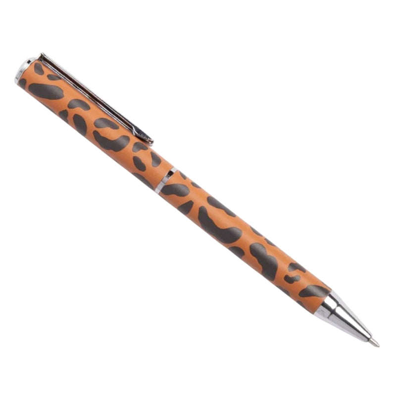 Caroline Gardner Tan Leopard Boxed Pen PEN149 main