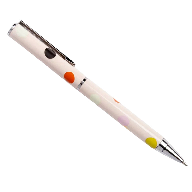 Caroline Gardner Pale Pink Dotty Boxed Pen PEN151 main