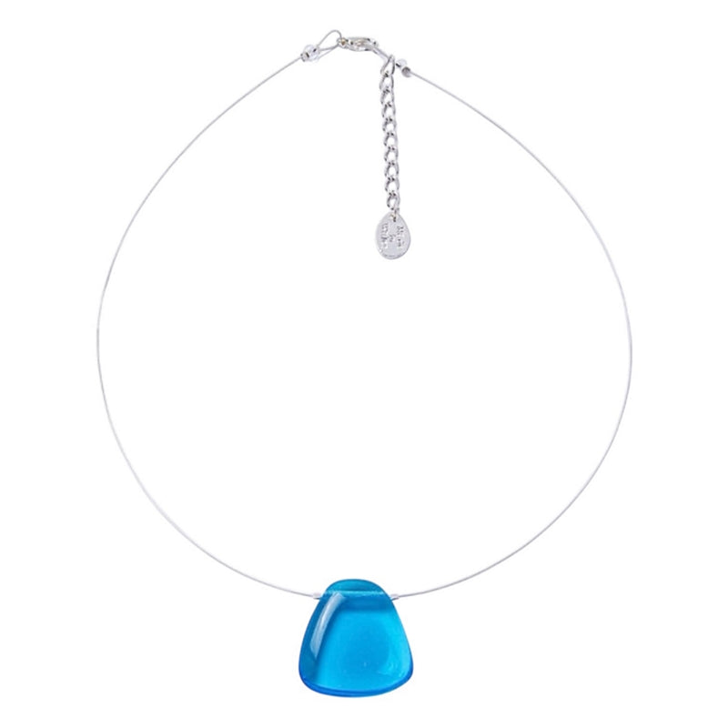 Carrie Elspeth Jewellery Azure Glass Pendant Necklace N2003 main