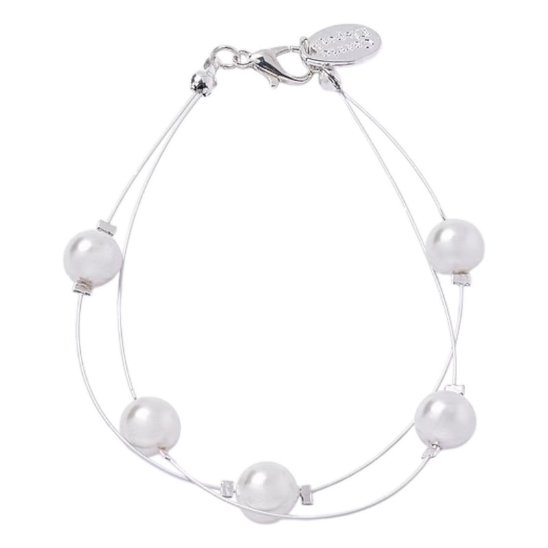 Carrie Elspeth Jewellery Ivory Floating Pearls Bracelet B1985 main