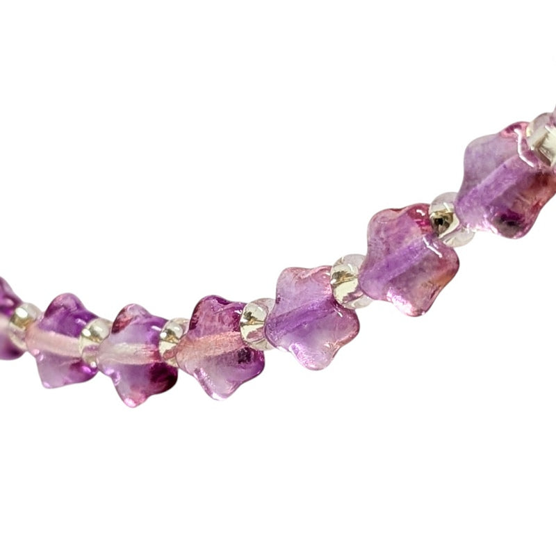 Carrie Elspeth Jewellery Pink/Purple Twinkles Necklace N1809 detail