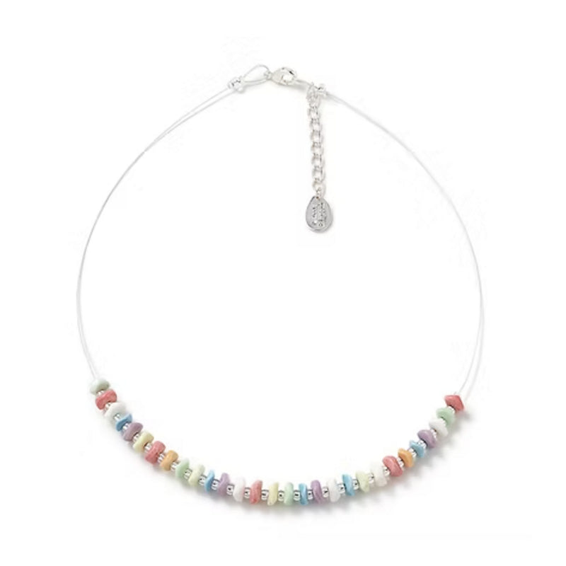 Carrie Elspeth N1927 Summer Agate Waves Links Necklace front