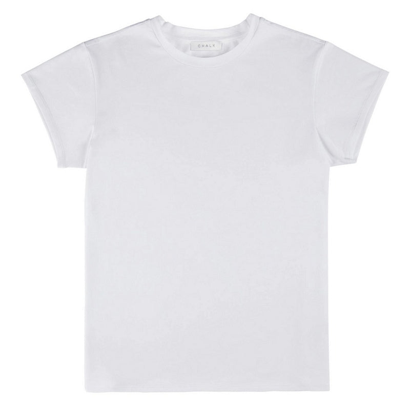 Chalk Clothing Amy Cotton T-Shirt White front