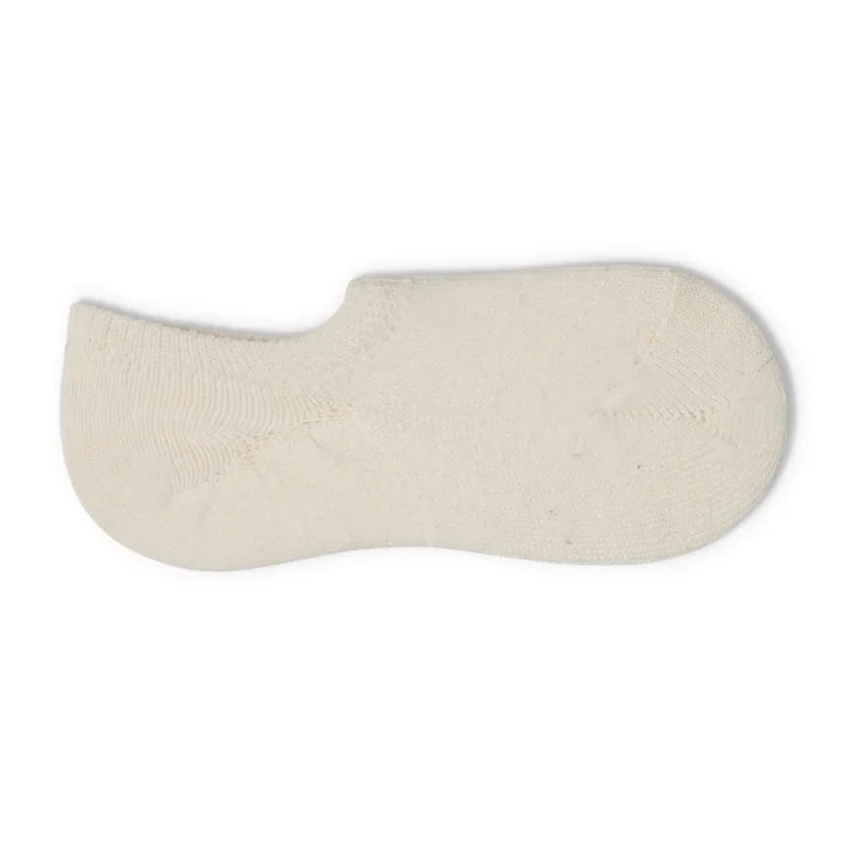Chalk Clothing Cosy Cashmere No-Show Socks in Ivory main