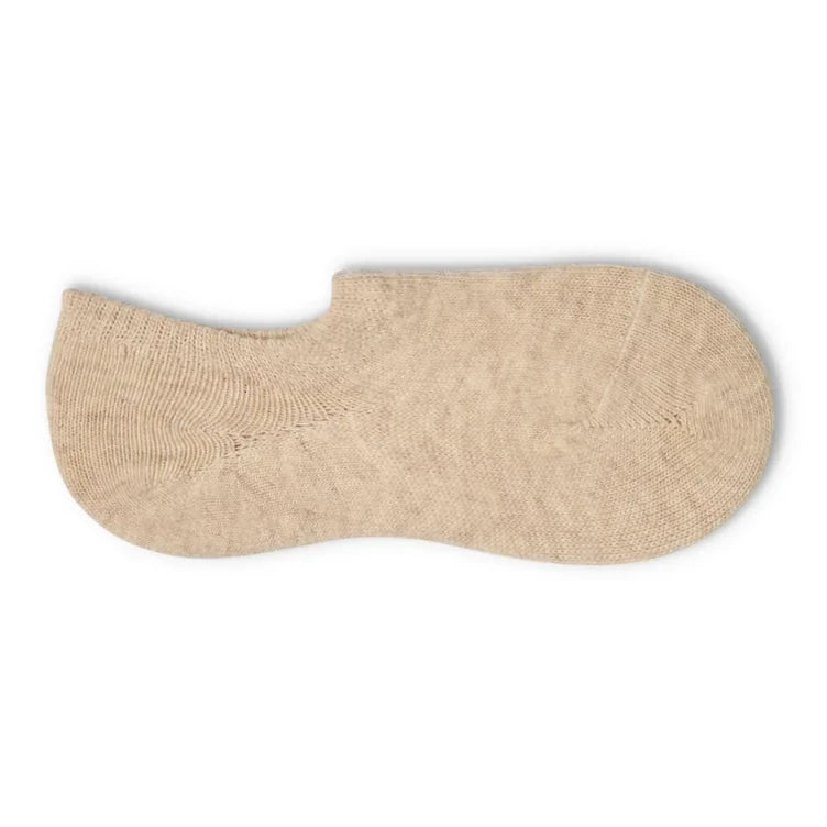 Chalk Clothing Cosy Cashmere No-Show Socks in Oatmeal main