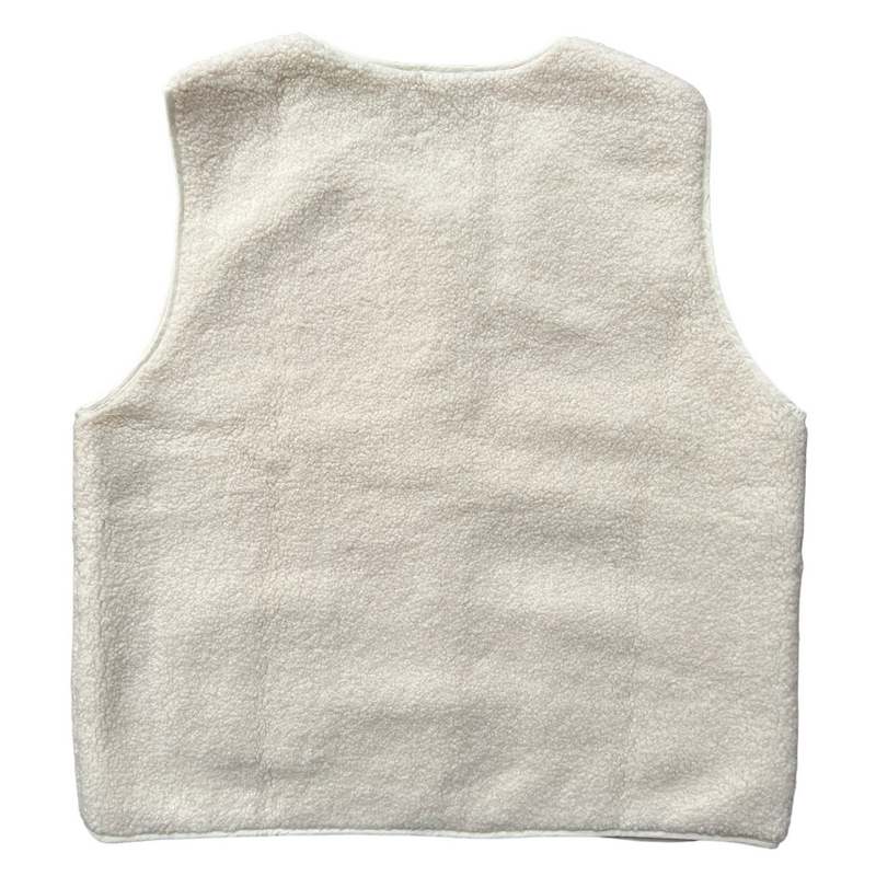 Chalk Clothing Gaby Gilet in Cream 7118-2113 back