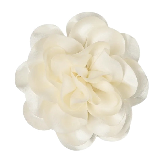 Chalk Clothing Hove Flower Brooch Ivory main