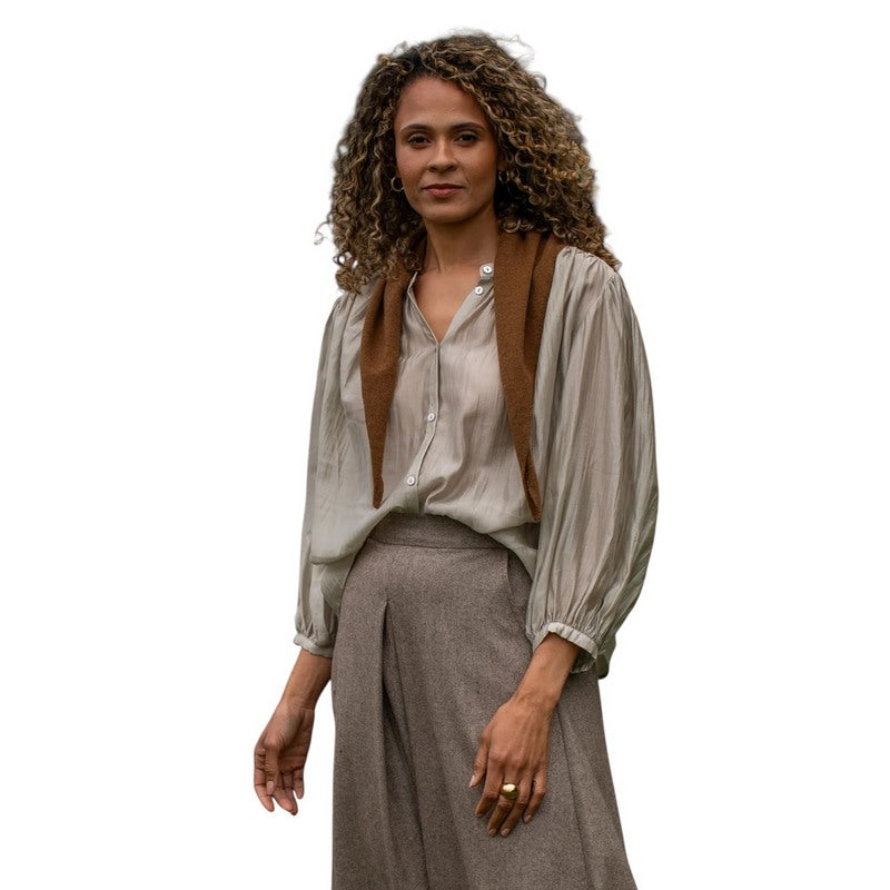 Jane Triangle Scarf in Bracken