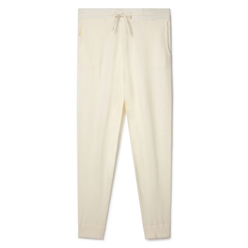 Chalk Clothing Lucy Knit Lounge Pants in Cream front