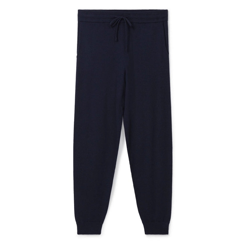 Chalk Clothing Lucy Knit Lounge Pants in Navy front