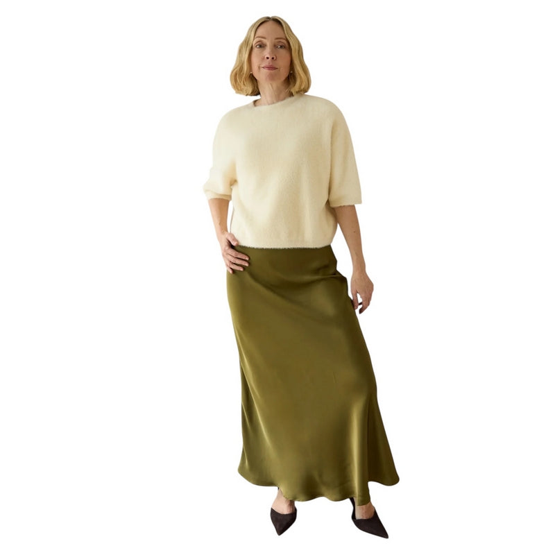 Chalk Clothing Mai Top Ivory on model main