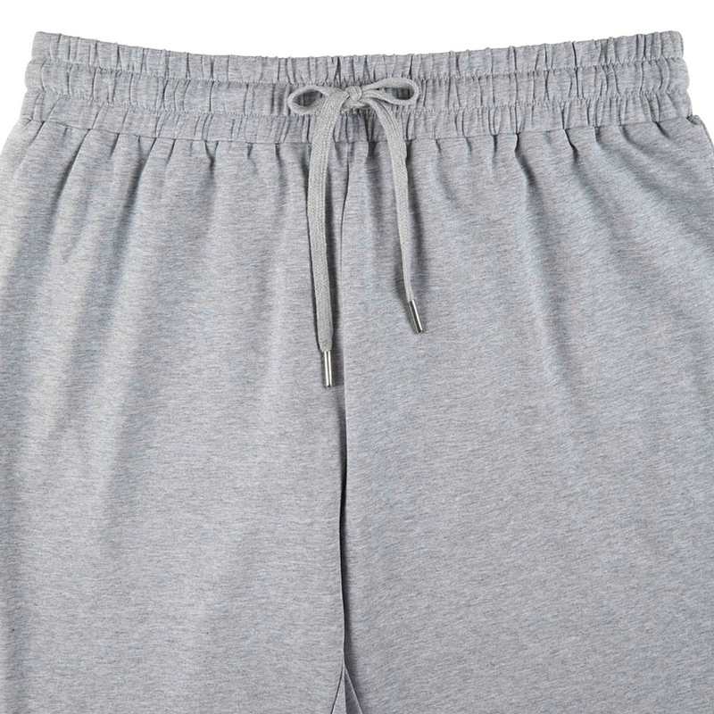 Chalk Clothing Marnie Cotton Trousers in Marl Grey waistband