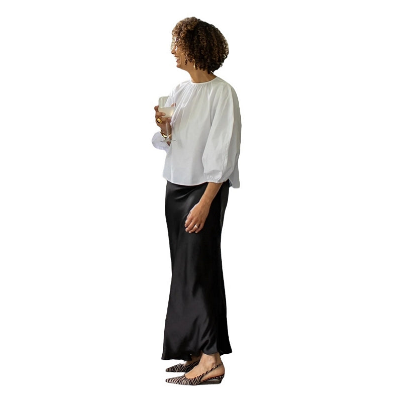 Chalk Clothing Penelope Shirt White on model front