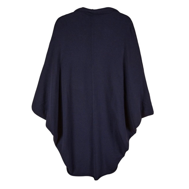 Chalk Clothing Sam Cotton Shawl in Navy rear