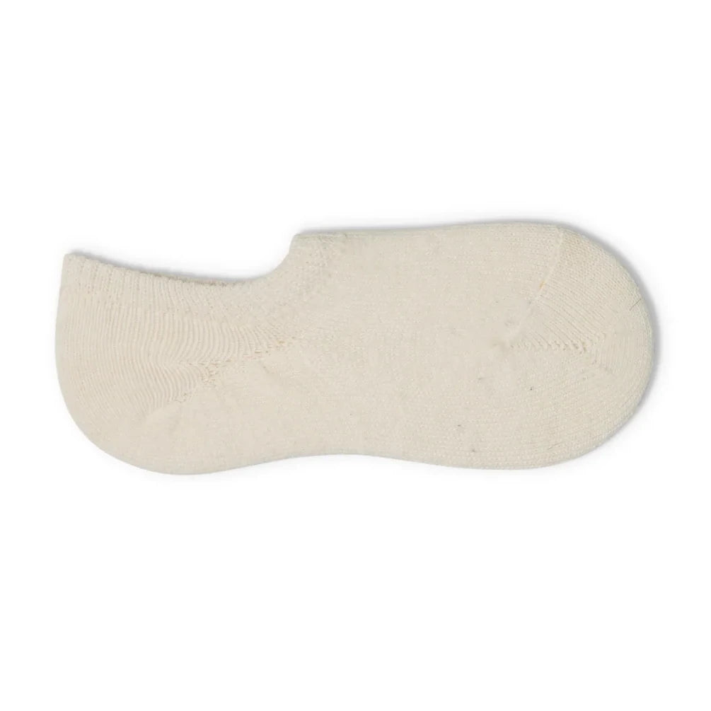 Chalk Clothing UK Cosy Cashmere Blend No-Show Socks Ivory main