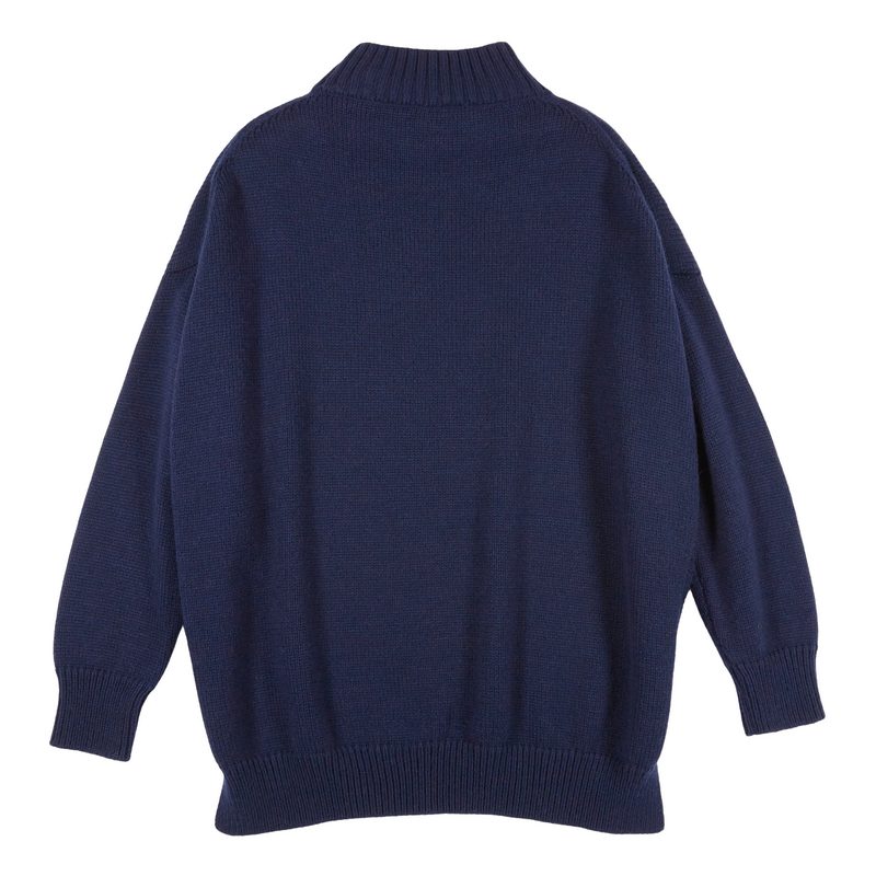 Chalk UK Clothing Maria Jumper in Dark Navy back