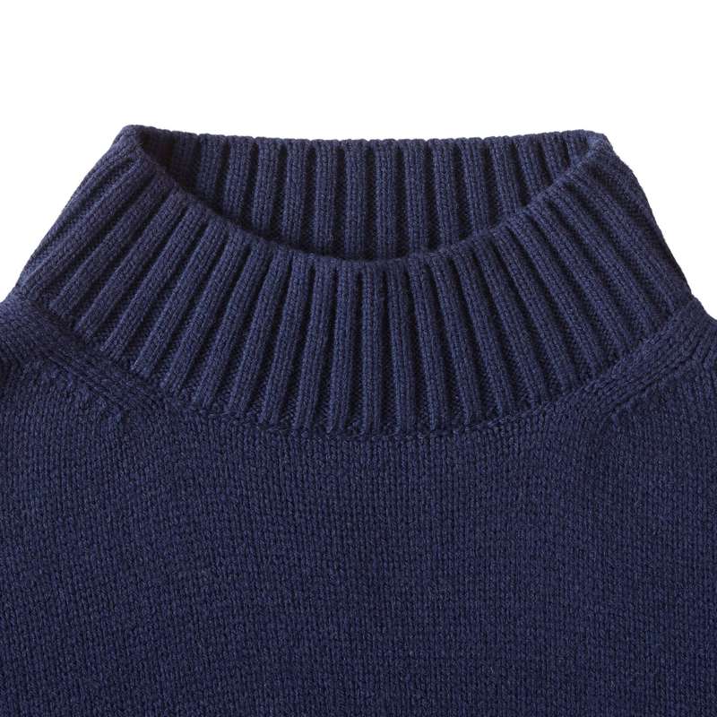 Chalk UK Clothing Maria Jumper in Dark Navy nack