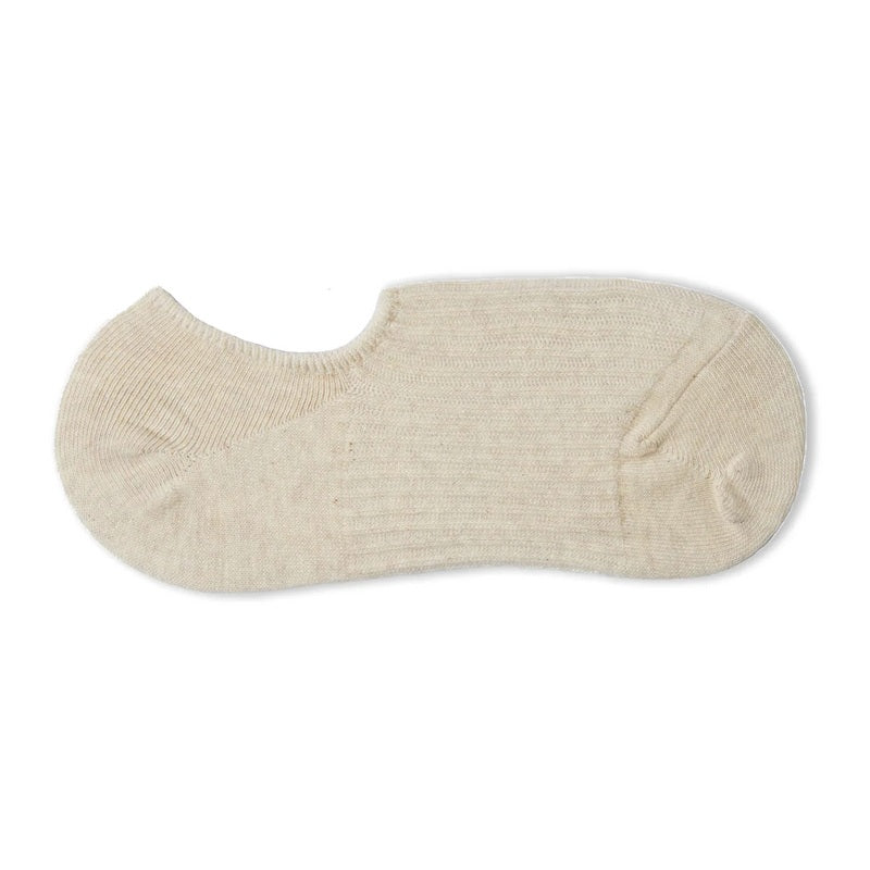 Chalk UK Clothing No-Show Socks Oatmeal main