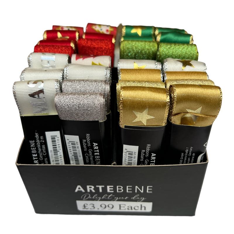 Christmas Wide Ribbon assorted 113139 selection