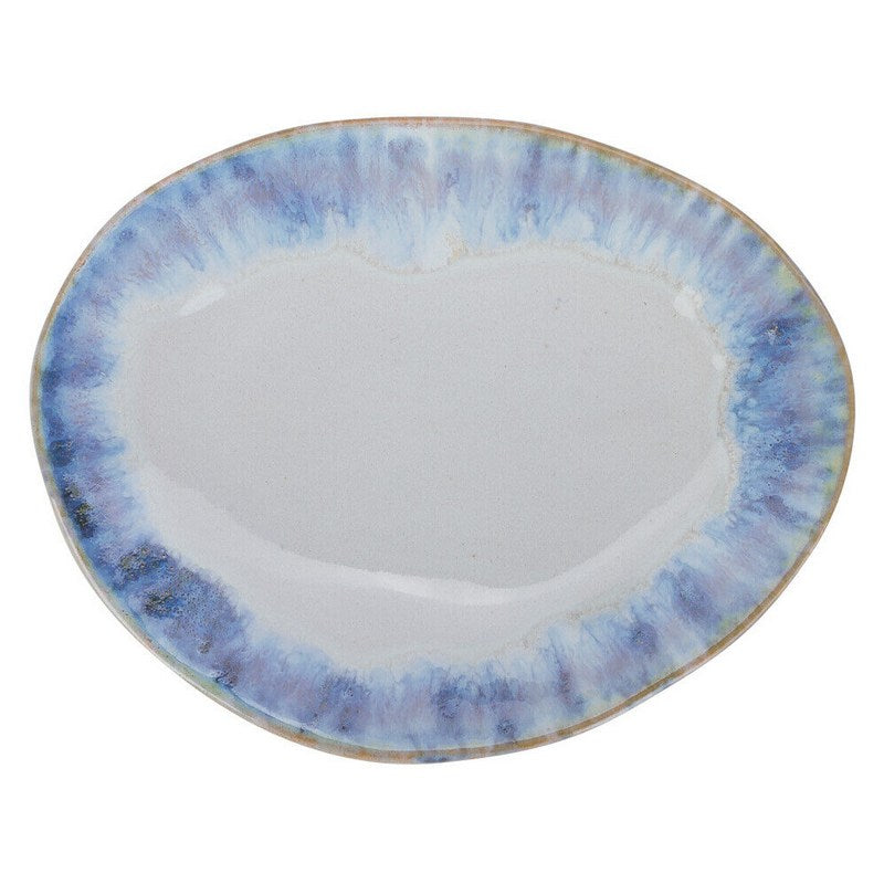 Costa Nova Brisa Ria Oval Bread Plate Blue 305154H main