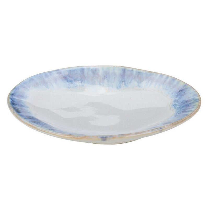 Costa Nova Brisa Ria Oval Bread Plate Blue 305154H side