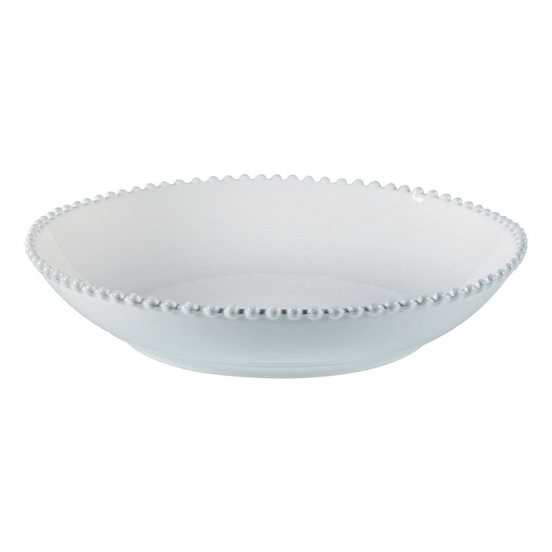 Costa Nova Portugal Pearl White Ceramic Pasta Serving Bowl 300118W