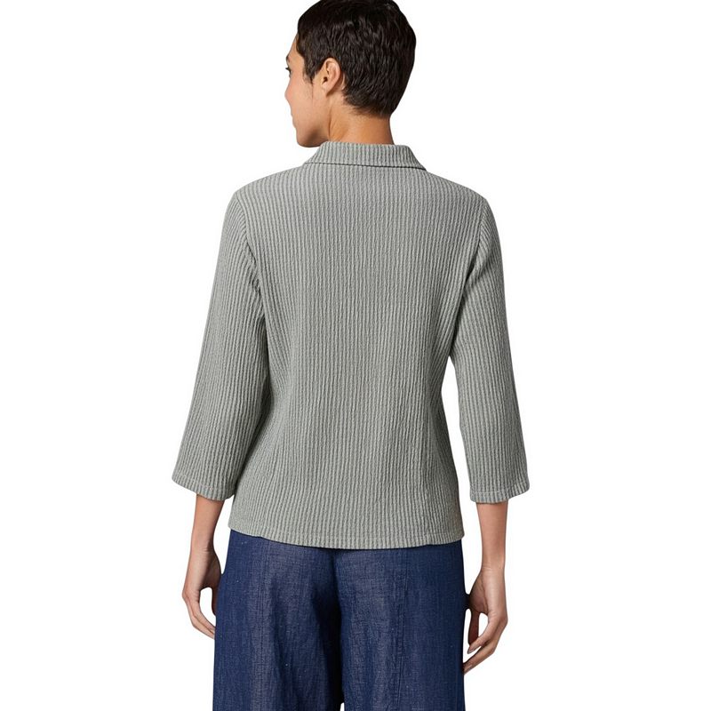 Cut Loose Clothing 3/4 Sleeve Shirt Overcast 0647380 model back