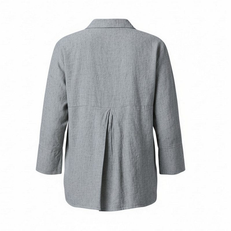 Cut Loose Clothing Crop Easy Shirt White 4196986 back