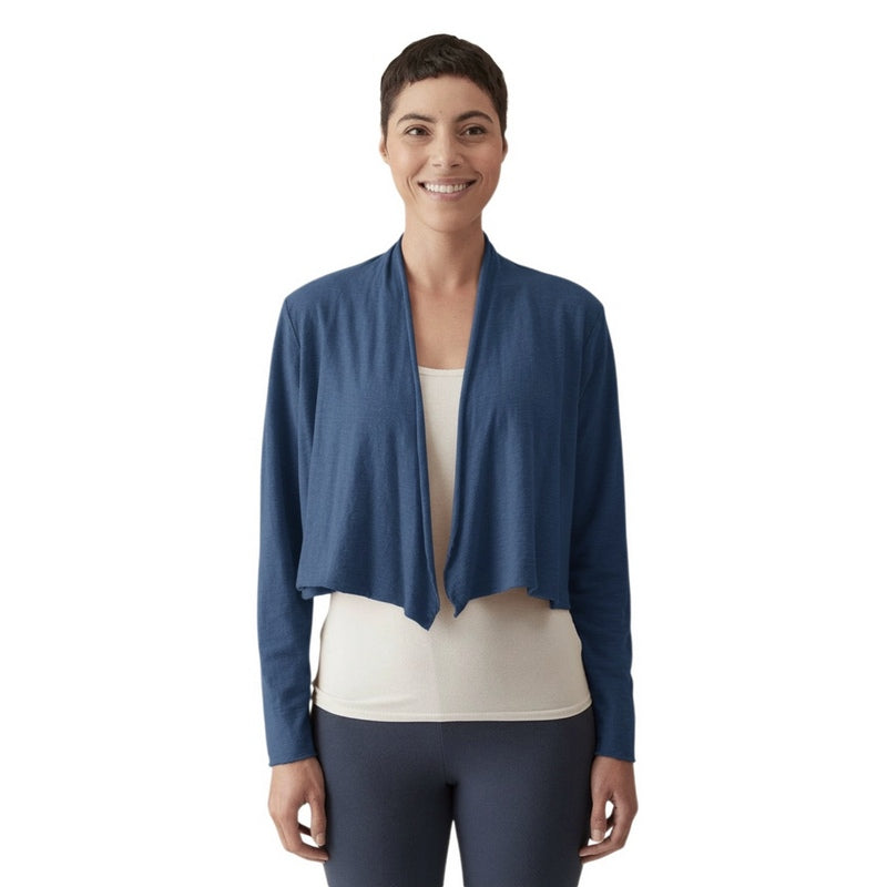 Cut Loose Clothing Cropped Cardigan Cotton-Linen Naval 5017388 model