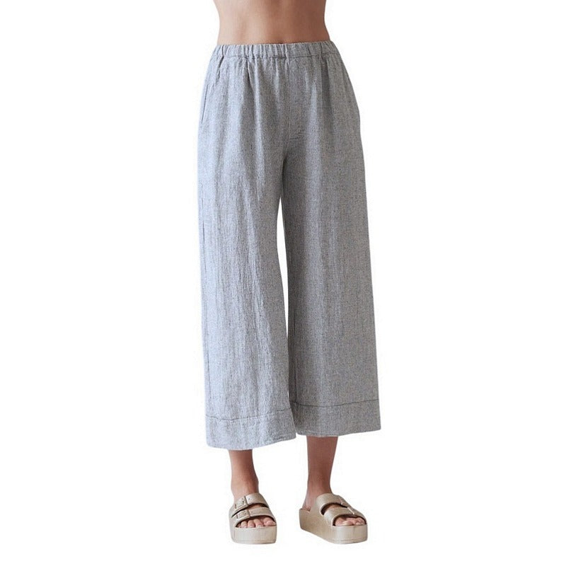 Cut Loose Clothing Pleated Crop Trousers White 4192094 model