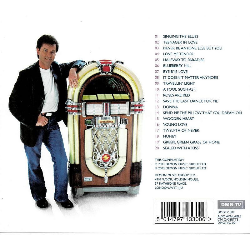 Daniel O'Donnell - Daniel In Blue Jeans DMGTV001 track list