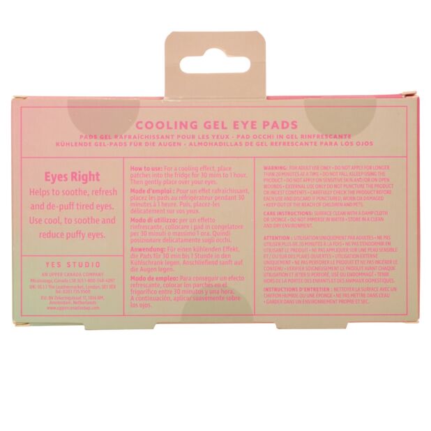Danielle Creations Cooling Gel Eye Pads Chill AF YS0037PK rear
