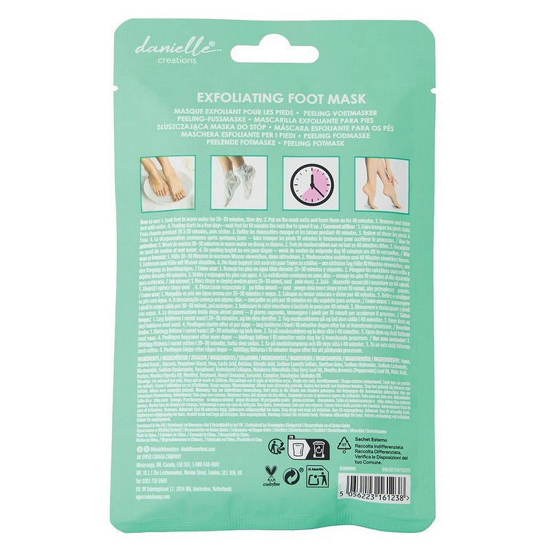 Danielle Creations Exfoliate And Peel Foot Mask DC0198PFM rear