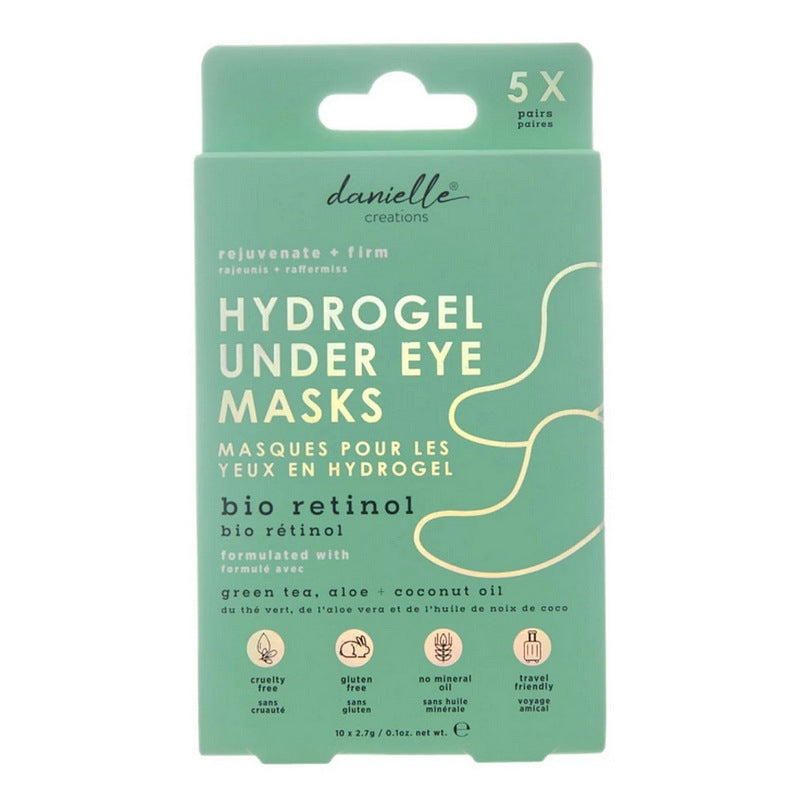 Danielle Creations Hydrogel Under Eye Masks Bio Retinol with Green Tea DC8711BRHN front