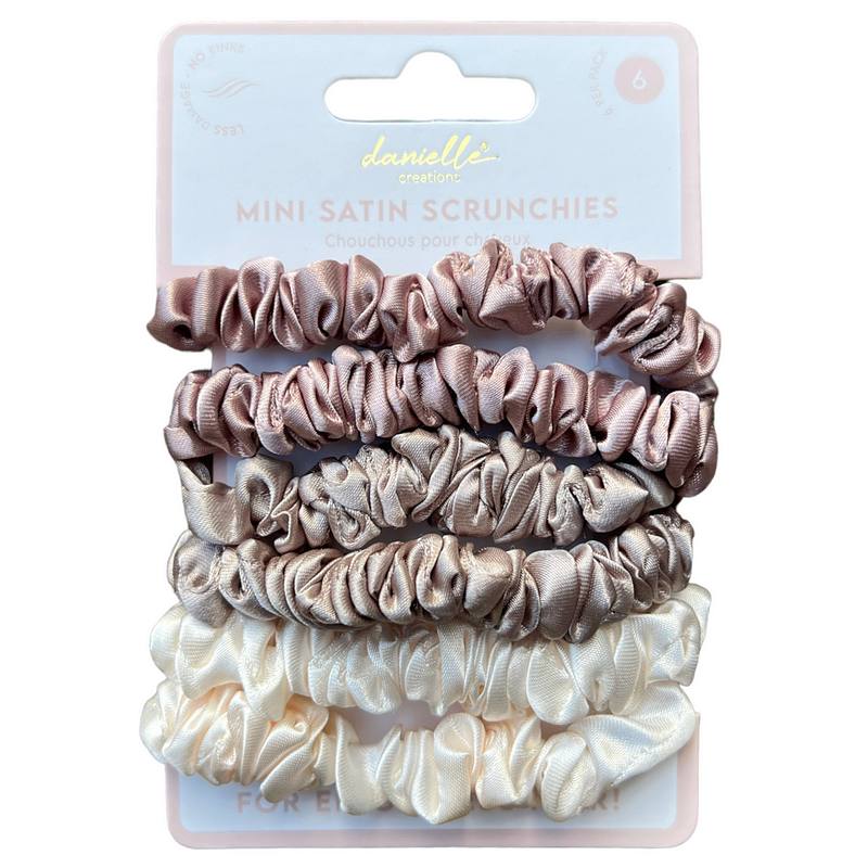 Danielle Creations Mini Satin Scrunchies DC0184SS front