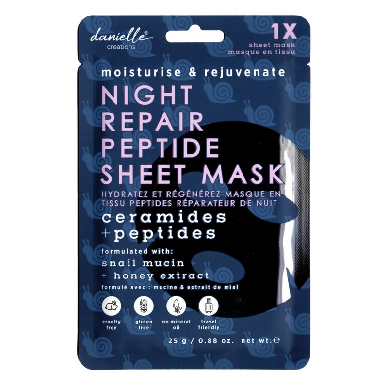 Danielle Creations Night Repair Peptide Face Sheet Mask DC0261SLSM front