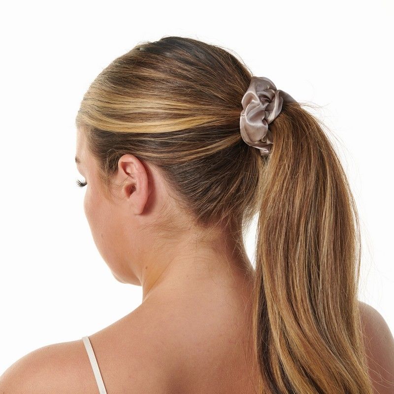 Danielle Creations Satin Scrunchies Trio Pack DC0091AST colour 2 on model